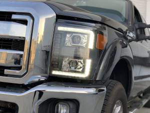 AlphaREX - 880141 | AlphaRex PRO-Series Halogen Projector Headlights For Ford F-250 / F-350 / F-450 / F-550 Super Duty (2011-2016) | Chrome - Image 10