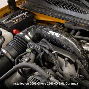 Pacific Performance Engineering - 115004060 | PPE Performance Zilla Turbo Inlet Upgrade Kit For GM 6.6L Duramax LBZ LMM | Twill Wave Finish - Image 3
