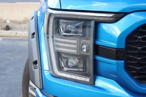 AlphaREX - 880293 | AlphaRex PRO-Series Halogen Projector Headlights For Ford F150 (2021-2023) | Black - Image 9
