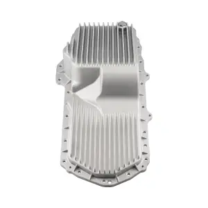 114055020 | PPE Performance Heavy-Duty Cast Aluminum Engine Oil Pan For GM Silverado/Sierra 1500 2.7L | Black Finish