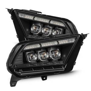 880489 | AlphaRex NOVA-Series LED Projector Headlights Black for Ford Mustang (2010-2012)