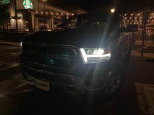 AlphaREX - 880543 | AlphaRex LUXX-Series LED Projector Headlights Ram For 1500 (2019-2024) | Black - Image 11