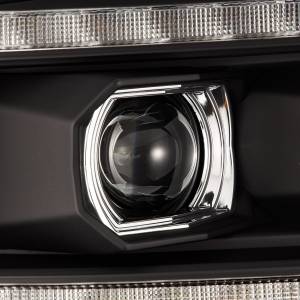 AlphaREX - 880561 | AlphaRex (MK II 5th Gen 2500 Style) PRO-Series Halogen Projector Headlights For Ram Truck 1500 / 2500 / 3500 (2009-2018) | Black - Image 4