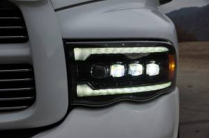 AlphaREX - 880564 | AlphaRex NOVA-Series LED Projector Headlights Dodge Ram 1500 / 2500 / 3500 (2002-2005) | Black - Image 7