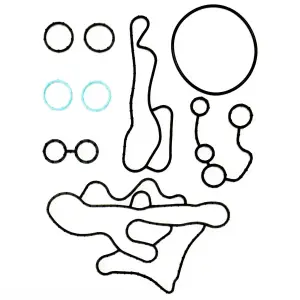 314030412 | PPE Performance Gasket Kit For Oil Cooler For Ford 6.4L Power Stroke