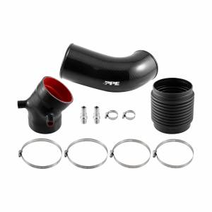 Pacific Performance Engineering - 315020460 | PPE Performance Zilla Carbon Fiber Intake Tube For Ford Super Duty 6.8L/7.3L | Carbon Weave Finish - Image 2