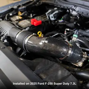 Pacific Performance Engineering - 315020470 | PPE Performance Zilla Carbon Fiber Intake Tube For Ford Super Duty 6.8L/7.3L | Carbon Forged Finish - Image 5