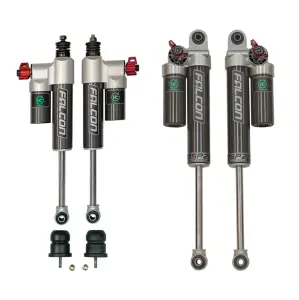 7342 | Van Compass Falcon 3.3 Fast Adjust Front & Rear Shocks With Sumo Springs For Mercedes-Benz Sprinter 2500 | Mid/Heavy Rear Tune | Complete System