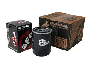 44-LF038-MB | AFE Power PROGUARD Oil Filter (4 Pack) For Cadillac, Chevrolet, Ford, GMC, Lincoln & Winnebago