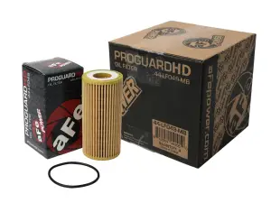 44-LF049-MB | AFE Power PROGUARD Oil Filter (4 Pack) For Audi, Porsche & Volkswagen