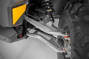 Rough Country - 97041 | Rough Country Aluminum Control Arms High Clearance With 2 Inch Forward Offset For Can-Am Defender HD 5/HD 8/HD 9/HD 10 | Aluminum Finish - Image 2