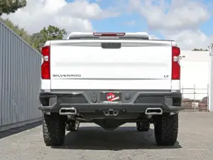 Afe - Advance Flow Engineering - 49-34140 | aFe Power Gemini XV 3 Inch 304 Stainless Steel Cat-Back Hi-Tuck Exhaust System With Cut-Out For GM Silverado/Sierra 1500 V8-6.2L - Image 7