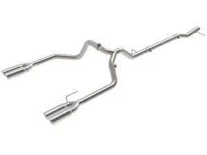 49-34146-P | aFe Power Vulcan Series 3 Inch 304 Stainless Steel DPF-Back Exhaust System With Polished Tip For GM Trucks L6-3.0L (td) LZ0