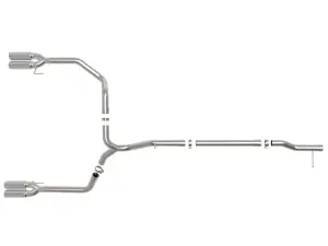Afe - Advance Flow Engineering - 49-34146-P | aFe Power Vulcan Series 3 Inch 304 Stainless Steel DPF-Back Exhaust System With Polished Tip For GM Trucks L6-3.0L (td) LZ0 - Image 3
