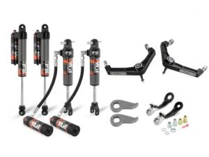 210-P1366 | Cognito 3 Inch Elite Leveling Lift Kit With Fox 2.5 Elite Performance Series Shocks For Chevrolet Silverado / GMC Sierra 2500/3500 2WD/4WD